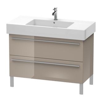 Duravit Duravit X-large Mueble De Pared 6544, 2 Extra&iacute;bles, 1000mm Para Vero 032910 (sin Pulir), Color (frente/cuerpo): Cappuccino Laca Alto Brillo - Xl654408