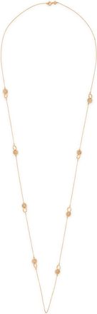 Tory Burch Icon Pav&eacute; 18kt Gold-plated Necklace - One Size