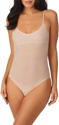 OnGossamer Heavenly Stretch Bodysuit in Champagne at Nordstrom, Size X-Large
