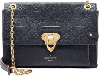 Louis Vuitton Blue Monogram Empreinte Vavin Pm (Authentic Pre-Loved)
