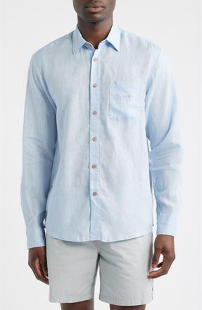 Boardies Lyocell Button-Up Shirt in Blue at Nordstrom, Size Xx-Large