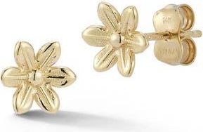 Ember Fine Jewelry Flower Stud Earrings in Gold at Nordstrom Rack