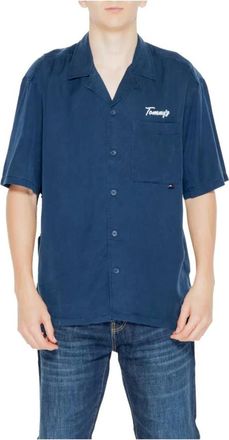 Tommy Jeans Hombre, Camisas, Azul, Talla: M