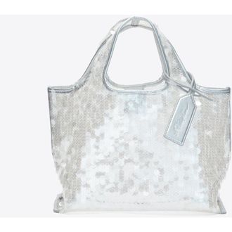 3.1 Phillip Lim Sequin Mini Market Tote in Silver at Nordstrom