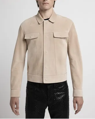 Tom Ford Men & apos;s Suede Snap-Front Western Jacket