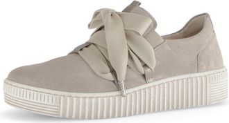 Gabor Waltz Taupe Suede Womens Trainers 83.333.12