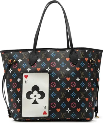 Louis Vuitton Black Multi-Color Pvc Leather Pouch Shoulder Bag Tote Bag (Pre-Owned)