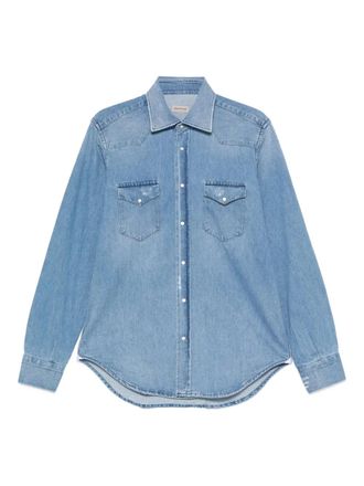 Sartorio Napoli Denim overhemd - Blauw
