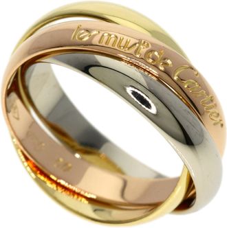 Cartier Yellow Gold (18K) Pink Gold (18K) White Gold (18K) Band Ring (Pre-Owned)