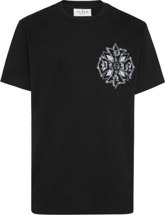 Philipp Plein Round Neck T-Shirt Truck Gothic Plein - Heren - T-shirts - Zwart - XS - Katoen - Tops