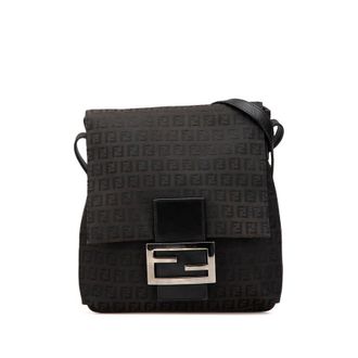 Fendi Pre-owned Fendi Zucchino Canvas Crossbody Ladies 2288 8BT127 JQ5 079