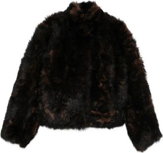 Toteme Leather Outerwears Marrone-Donna