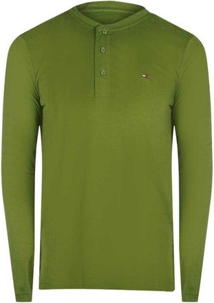 Tommy Hilfiger Heren T-Shirt met lange mouwen (Groen)