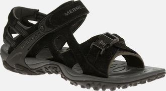 Merrell Mens Merrell Kahuna III Suede Womens Black Sandals - Size: 10