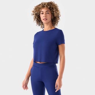 Tavi Ribbed Tee in Deep Navy at Nordstrom, Size X-Large