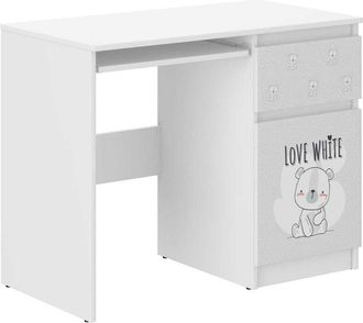 OEM Escritorio Infantil N-33 Osito De Peluche Blanco