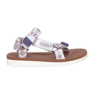 Suicoke Flat Sandals, female, Beige, Size: 5 1/2 US Beige Sandals with Unique Design