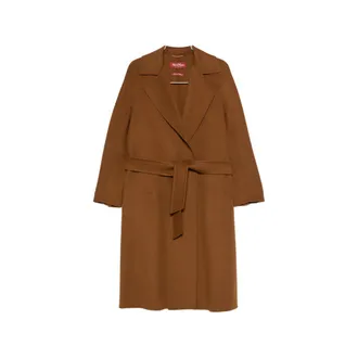Max Mara Belted Notch-lapel Coat