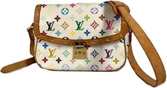 Louis Vuitton Pre-owned Cross Body Bags, female, White, Size: ONE SIZE Pre-owned Canvas louis-vuitton-bags