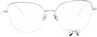 Yvmin Bowknot Crystal-embellished Glasses