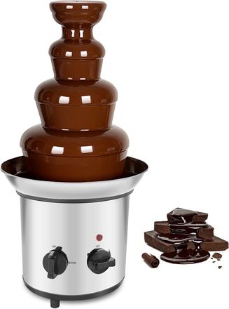 OEM Fuente De Chocolate El&eacute;ctrica De 4 Niveles, M&aacute;quina Para Fundir Chocolate, M&aacute;quina Para Fondue De Chocolate, M&aacute;quina El&eacute;ctrica Para Fondue De Chocolat