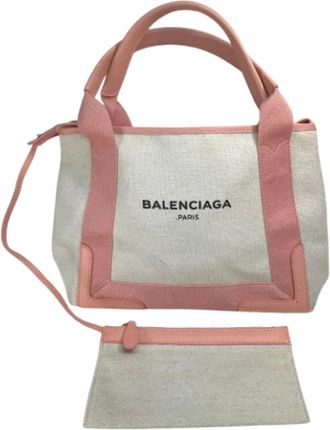 Balenciaga Pre-owned Fabric balenciaga-bags - Dames - Vintage Shopper - Wit - ONE Size - Vintage