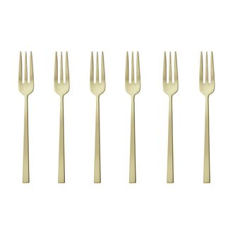 Sambonet Set of 6 dessert forks - Rock