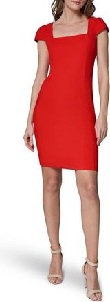 DKNY Cap Sleeve Sheath Dress in Geranium at Nordstrom, Size 10