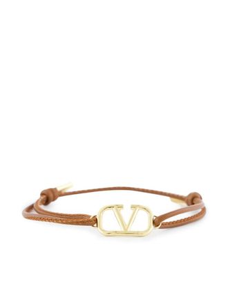 Valentino Garavani leather bracelet - Brown