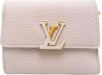 Louis Vuitton Pre-owned Wallets, female, White, Size: ONE SIZE Pre-owned Leather Wallet