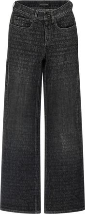 Balenciaga Black Wide leg jeans