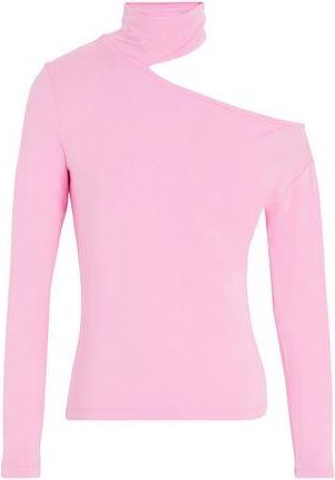 8 by YOOX VISCOSE CUT-OUT L/SLEEVE TOP
