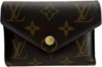 Louis Vuitton Pre-owned Wallets, female, Brown, Size: ONE SIZE Pre-owned Vintage Leather Wallet