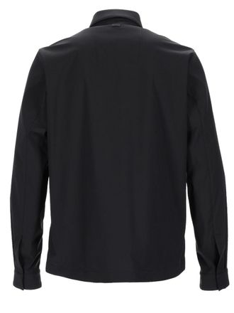Herno Wool-Blend Overshirt - Black