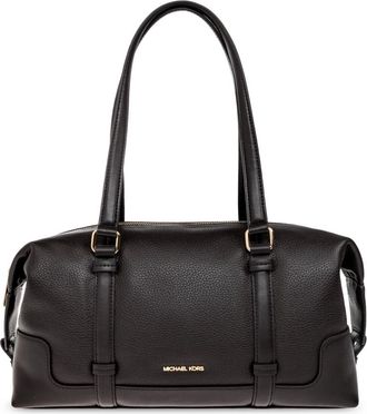 Michael Kors Teddi Grote Schoudertas - Dames - Tassen - Bruin - Maat: ONE Size Leer