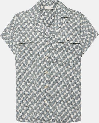 Tory Burch Printed cotton poplin shirt