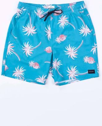 Rip Curl Mens Oasis Party Volleys Trunks In Blue Moon