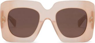 Balmain B-Bold Zonnebril - Dames - Zonnebrillen - Roze - ONE Size - Accessoires