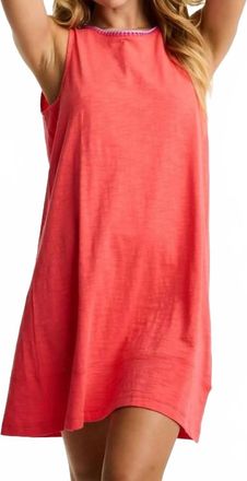 Lisa Todd Summer Swing Dress In Coral