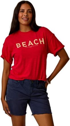 Carve Designs Parker Graphic Tee in Scarlet Beach at Nordstrom, Size Xx-Small