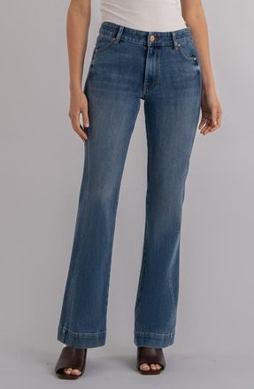 Kut from the Kloth Natalie Paneled High Waist Bootcut Jeans in Alliance at Nordstrom, Size 12