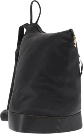 Loewe Pre-owned Backpacks, female, Black, Size: ONE SIZE Pre-owned Leather Backpack