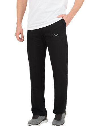Trigema Jerseyhose TRIGEMA TRIGEMA Hose DELUXE Baumwolle, Herren, Gr. 4XL, US-Gr&ouml;ssen, schwarz, 100% Baumwolle, Hosen Jerseyhose