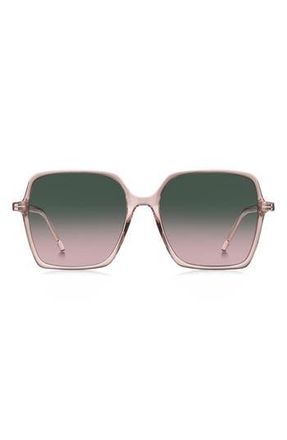 BOSS 57mm Oversize Square Sunglasses in Pink at Nordstrom Rack