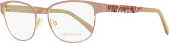 Emilio Pucci EP5016 Oval Acetate Eyeglasses - Pink