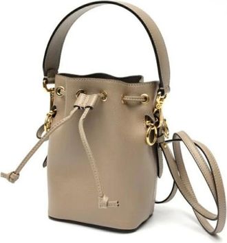 Fendi Pre-owned Bucket Bags, female, Beige, Size: ONE SIZE Pre-owned Bucket Bag