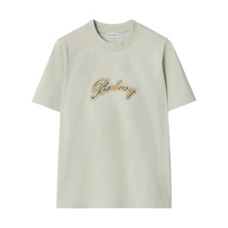 Burberry Tops, Dames, Beige, XS, W Jwear T Shirt
