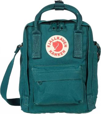 Fj&auml;llr&auml;ven Unisex K&aring;nken Sling Bag In Arctic Green