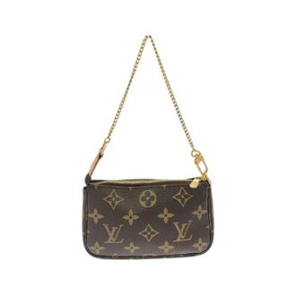Louis Vuitton Pre-owned Mini Bags, female, Brown, Size: ONE SIZE Pre-owned Mini Pochette Accessoires Monogram Accessories Pouch