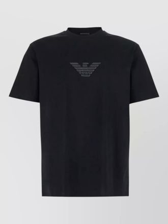 Emporio Armani cotton regular-fit logo-print crew-neck t-shirt
